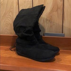 Brand New Black Suede Boots